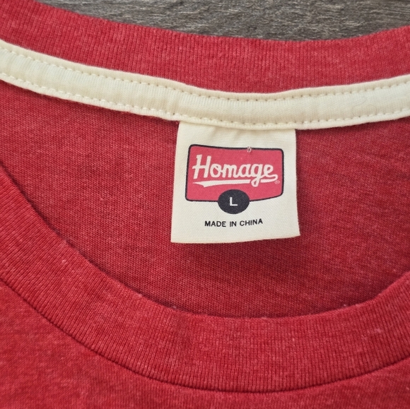 Homage Shawn Michaels Short Sleeve Mens Tee Size Large 2021 WWE Triblend - Picture 4 of 8